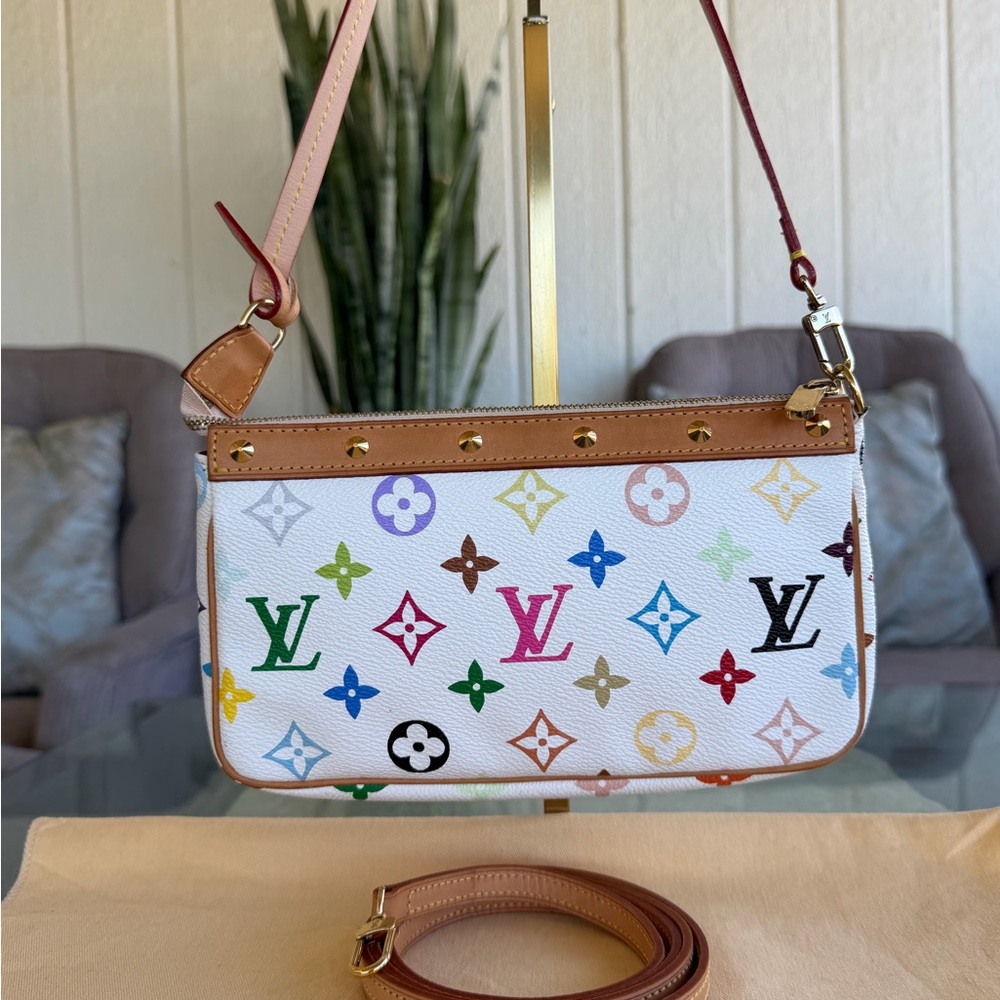 SOLD🔥Like New Louis Vuitton Multicolor Monogram Pochette Accessories🔥(shared) - Picture 4 of 14